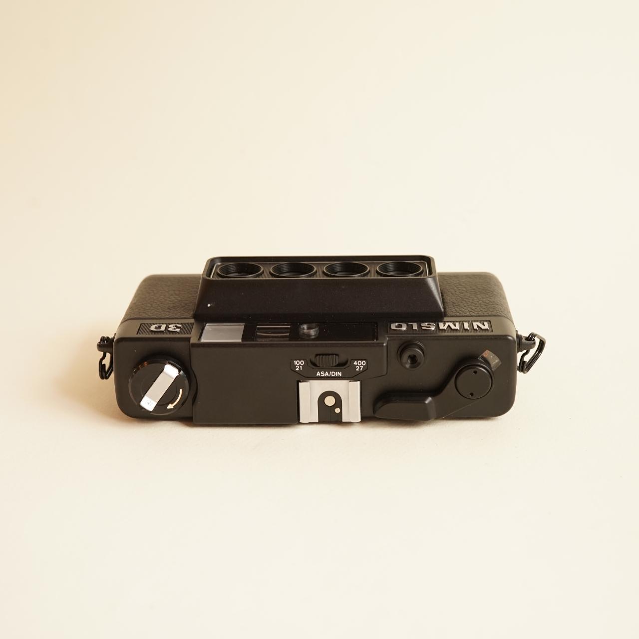 Nimslo 3D Film Camera | 35mm Point & Shoot | Tested & Working | Black