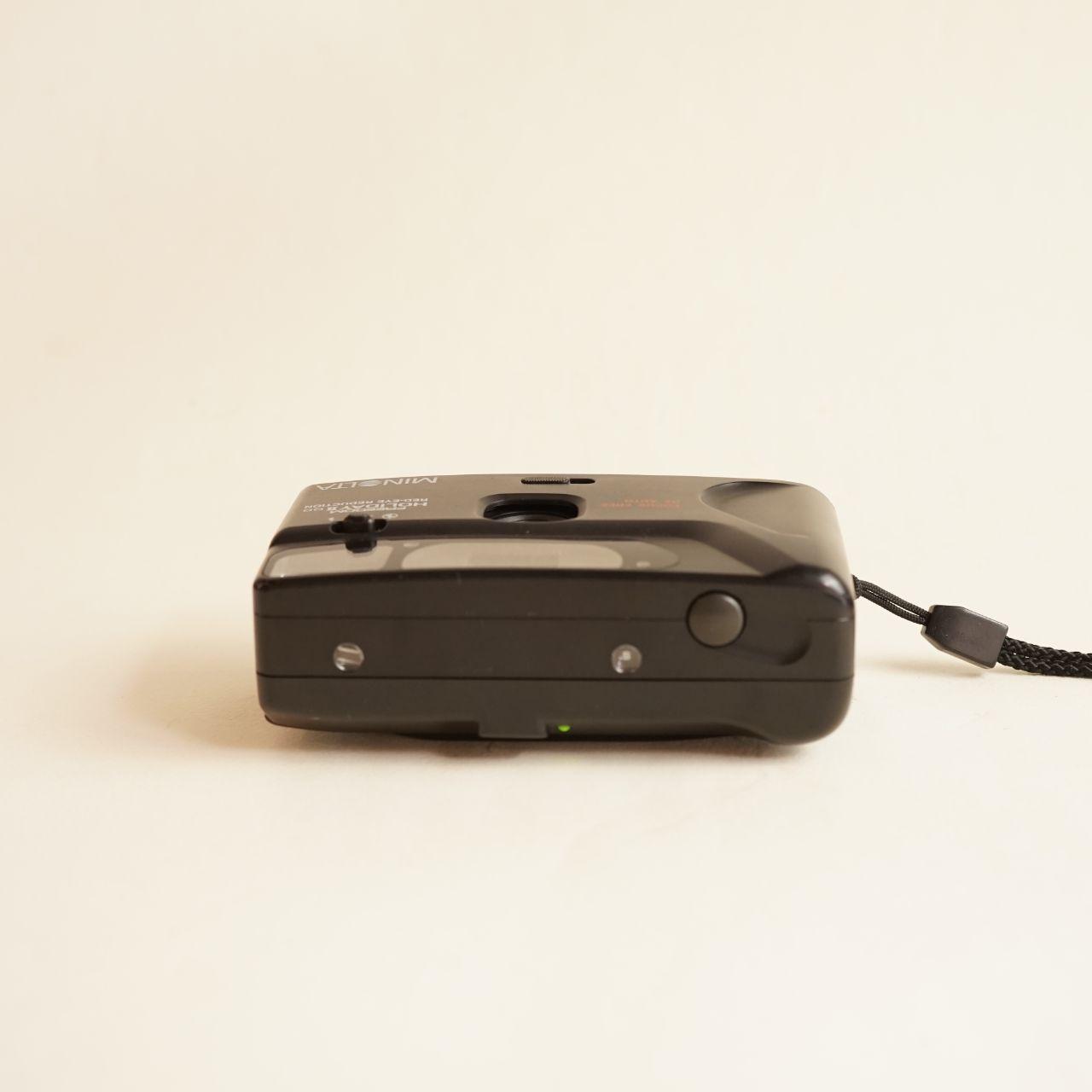 Minolta Freedom Holiday II Film Camera | 35mm Point & Shoot | Tested & Working | Black