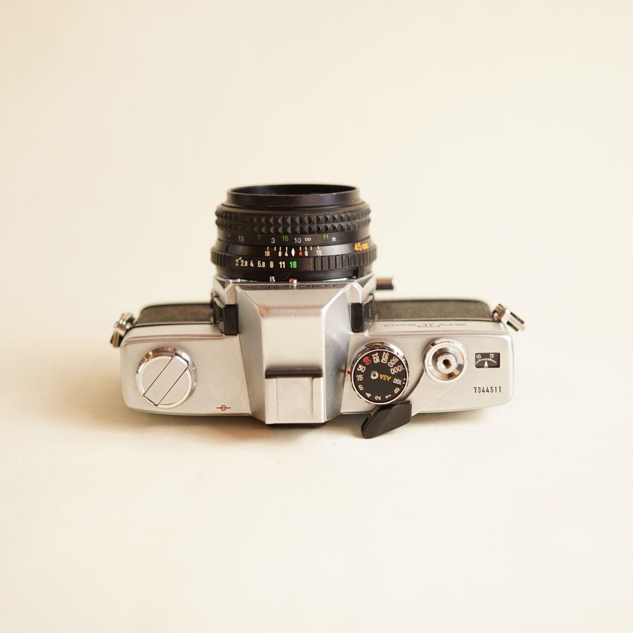 Minolta SRT 200 | 35mm SLR Film Camera | FULLY CLA'd | Tested & Working | Silver & Black