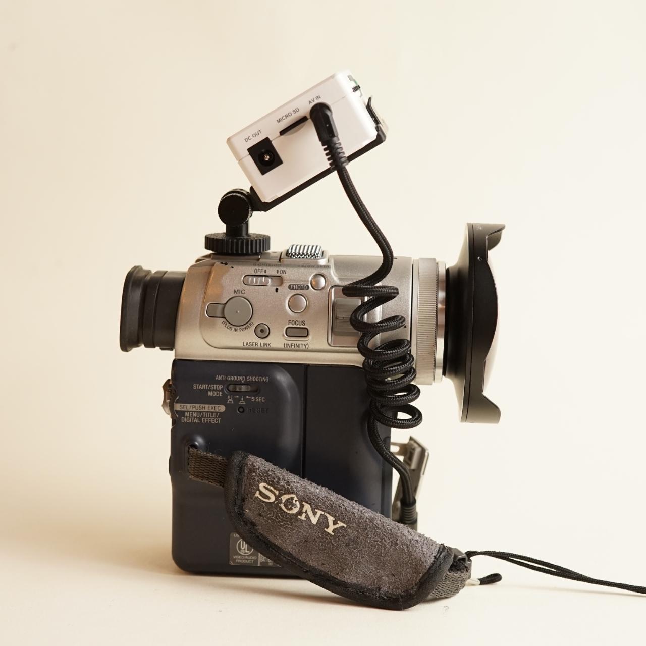 Sony Handycam DCR-PC100 Digital Camcorder with Tapeless Setup + Fisheye | Camcorder | Tested & Working | Silver