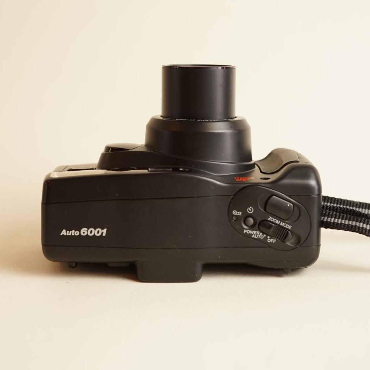 Chinon Auto 6001 Film Camera | 35mm Point & Shoot | Tested & Working | Black