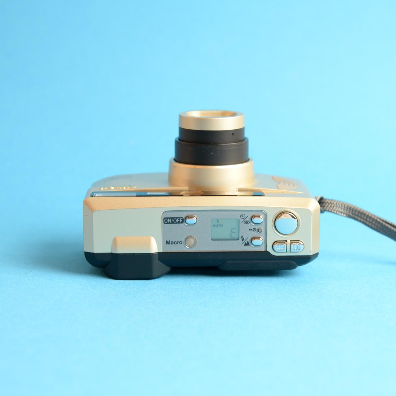 Nikon One Touch Zoom 90 Film Camera | 35mm Point & Shoot | Tested & Working | Gold
