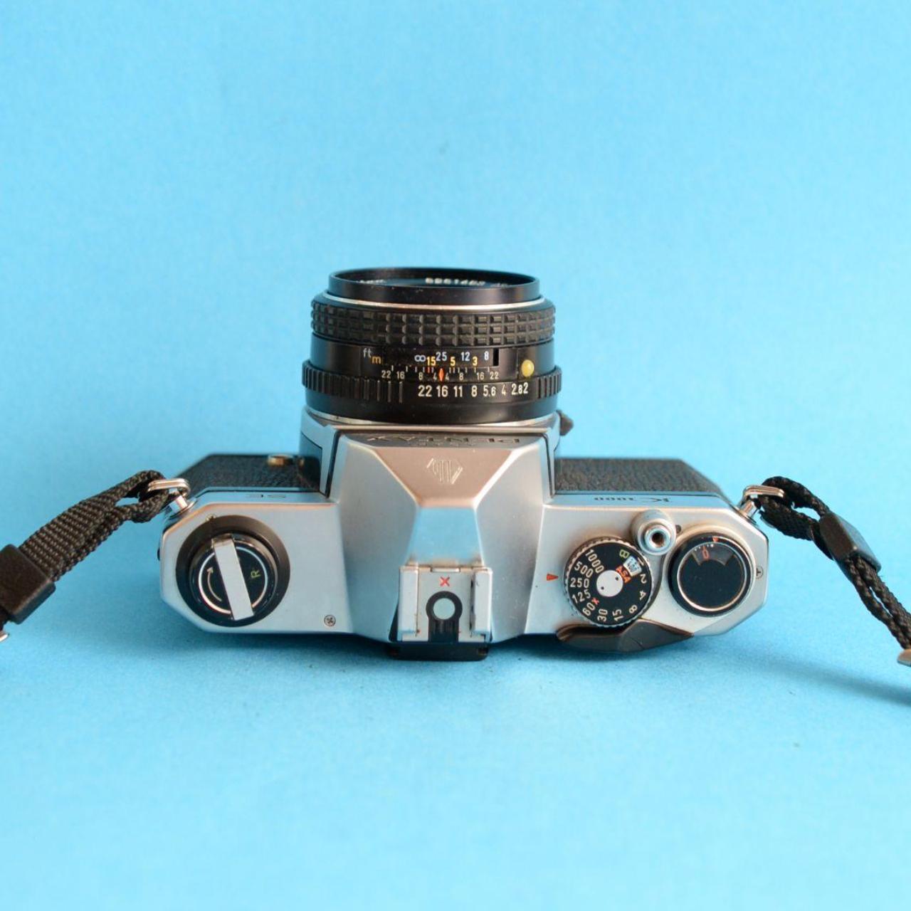 Pentax K1000 Film Camera | 35mm SLR | Tested & Working | Silver & Black