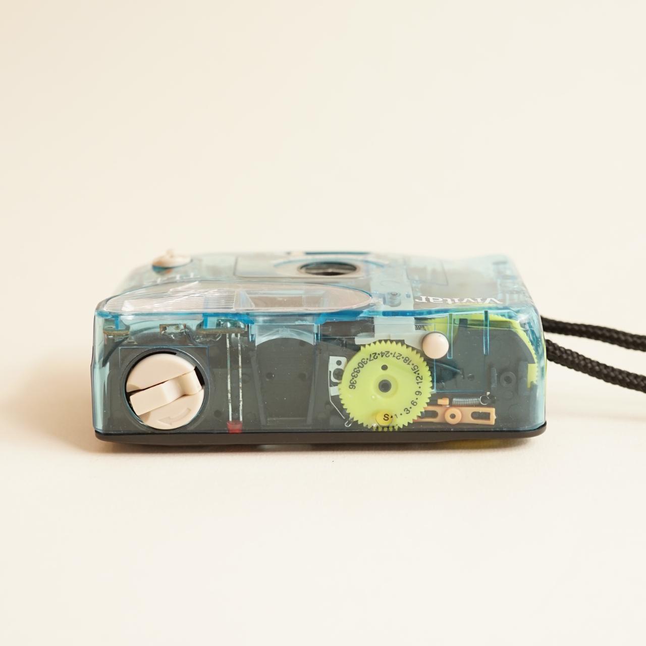 Vivitar TL45 Film Camera | 35mm Point & Shoot | Tested & Working | Blue