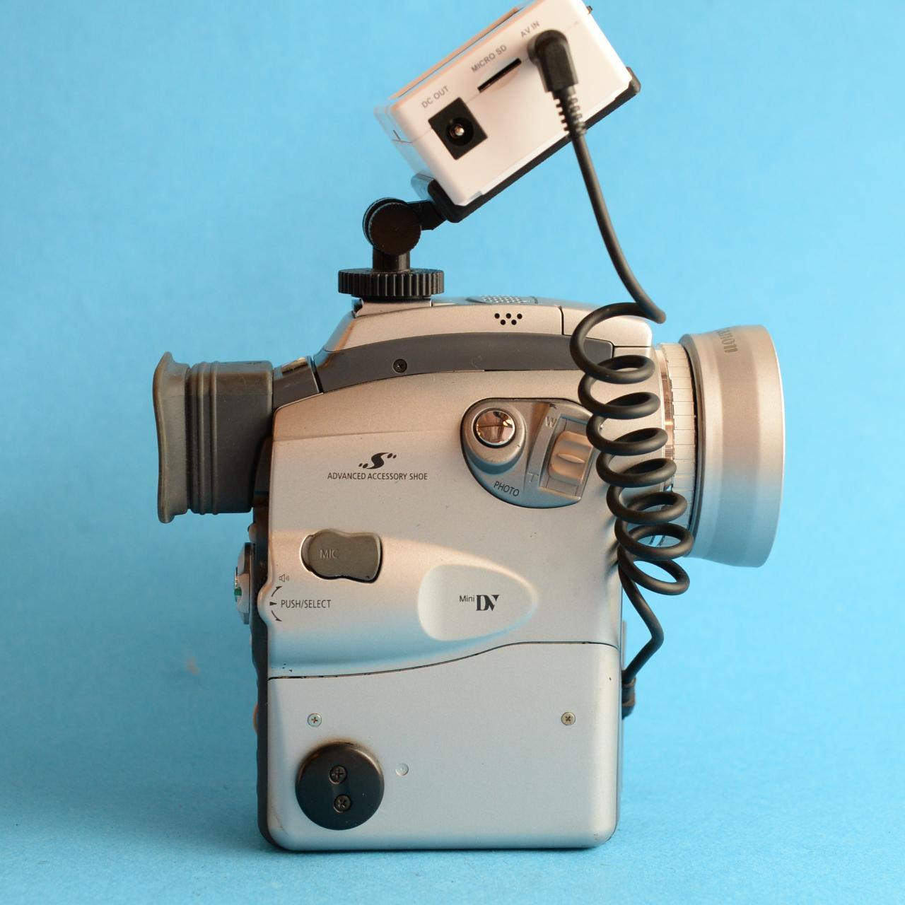 Canon Optura 100 Digital Camcorder with Tapeless Accessories | Camcorder | Tested & Working | Silver