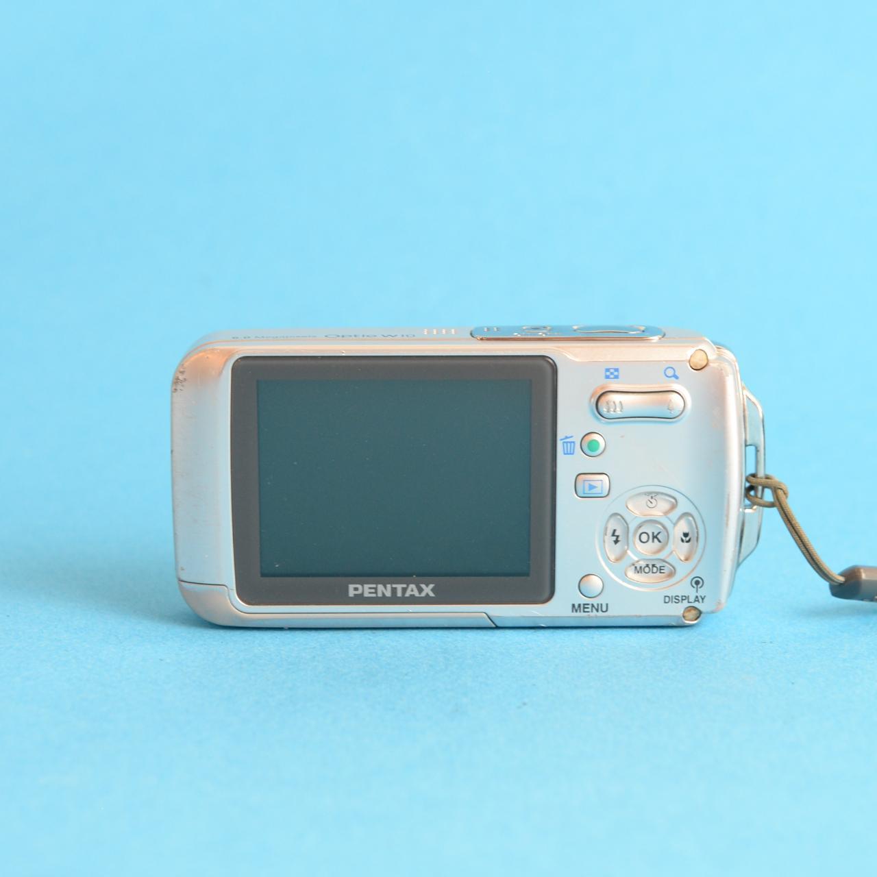 Pentax Optio W10 Digital Camera | 6MP | Tested & Working | Silver