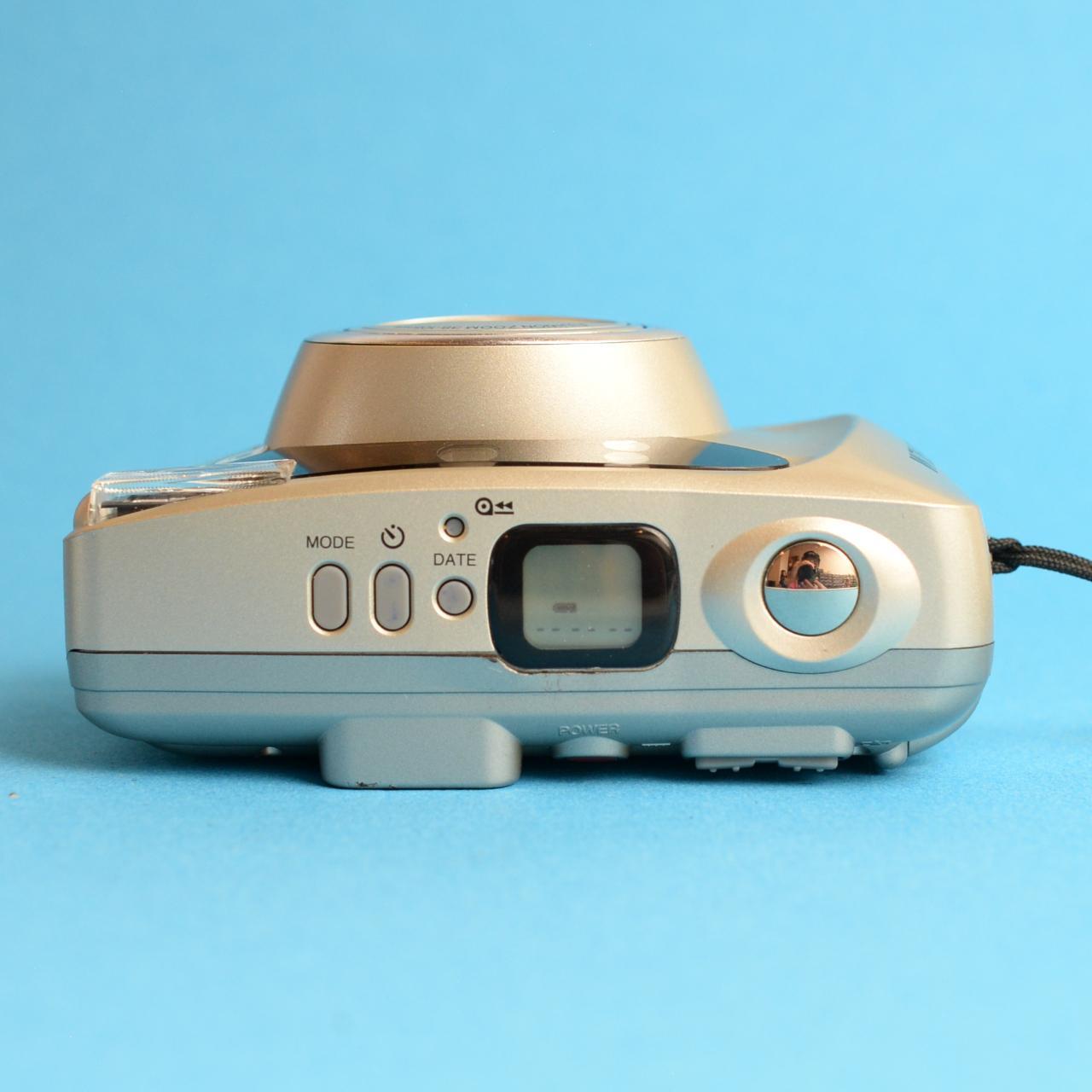 Fujifilm Discovery S1050 Zoom Film Camera | 35mm Point & Shoot | Tested & Working | Silver & Black