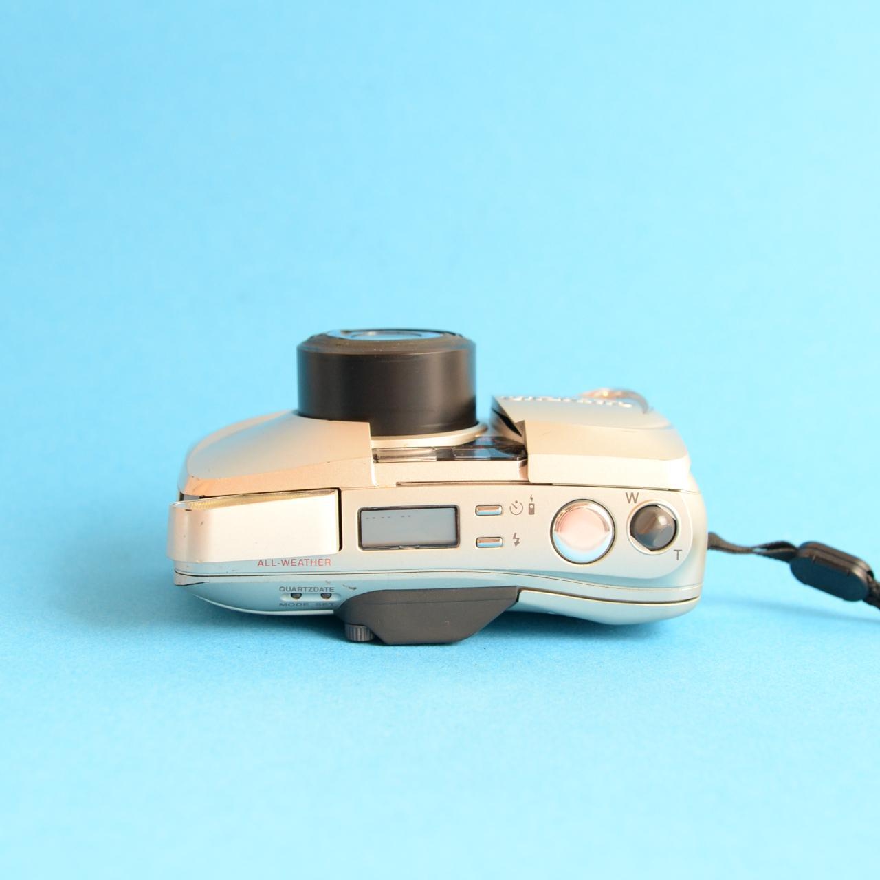 Olympus Stylus Zoom 140 | 35mm Film Camera | Tested & Working | Silver