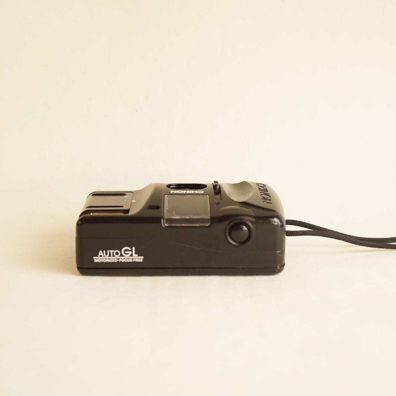 Chinon Auto GL Film Camera | 35mm Point & Shoot | Tested & Working | Black