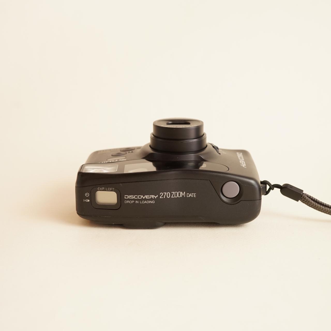 Fujifilm Discovery 270 Zoom Film Camera | 35mm Point & Shoot | Tested & Working | Black