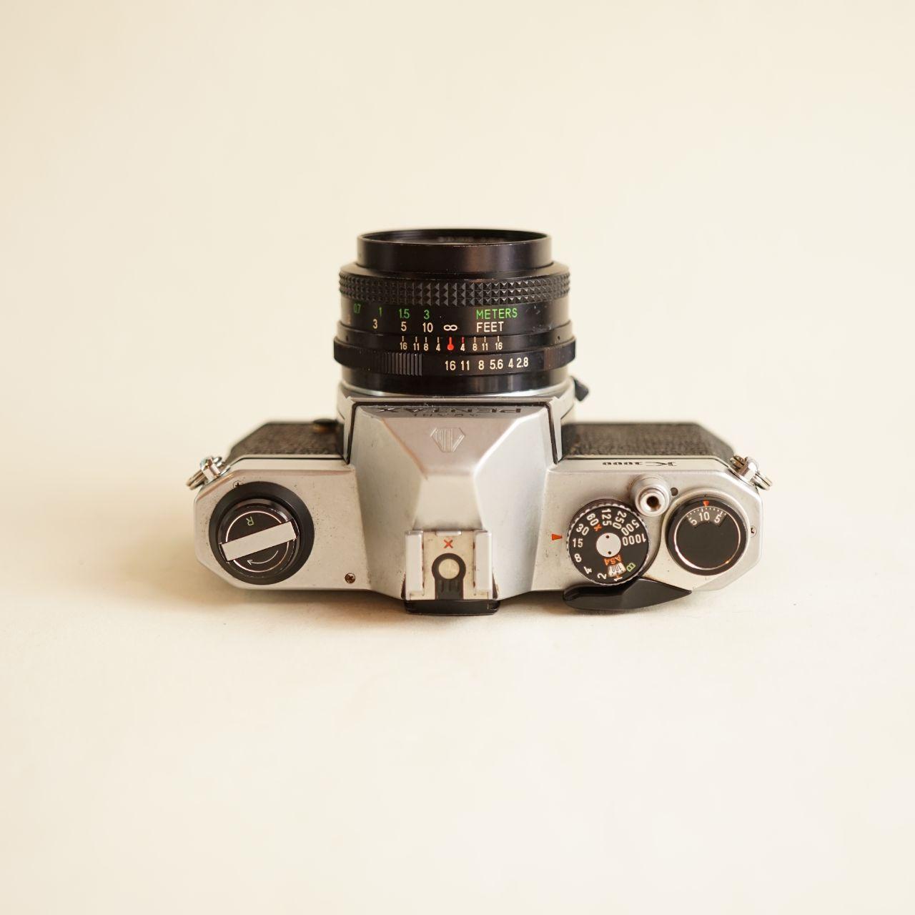 Asahi Pentax K1000 35mm SLR Film Camera | FULLY CLA'd | Tested & Working | Silver & Black