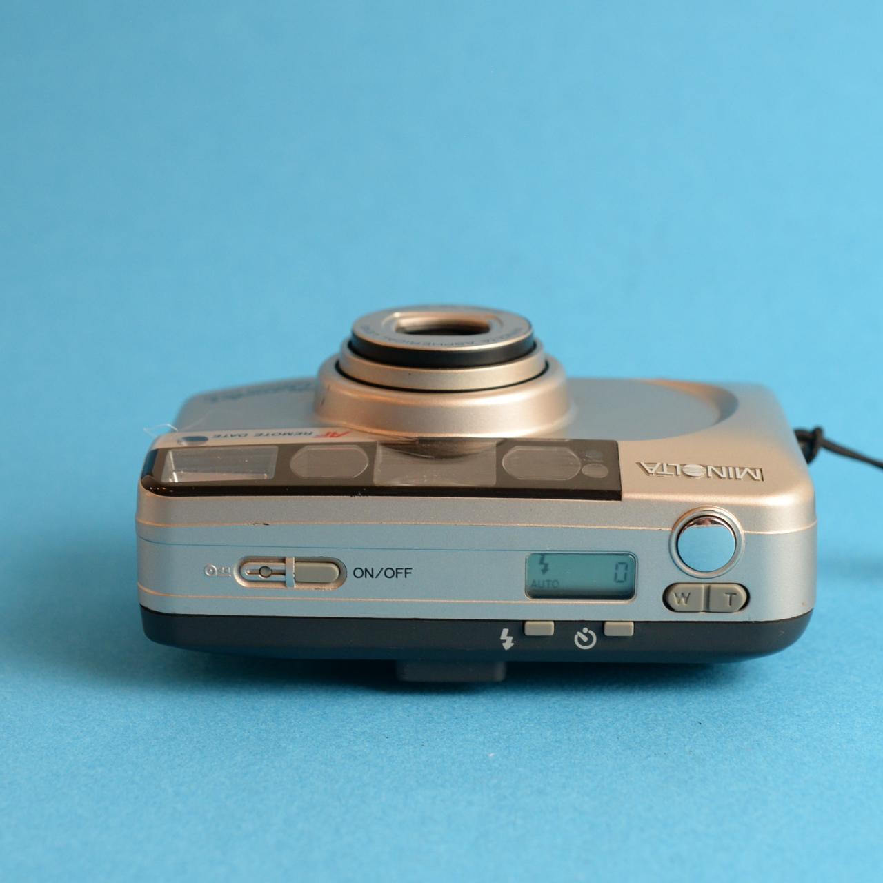Minolta Traveler Freedom Zoom 35mm Film Camera | Tested & Working | Silver