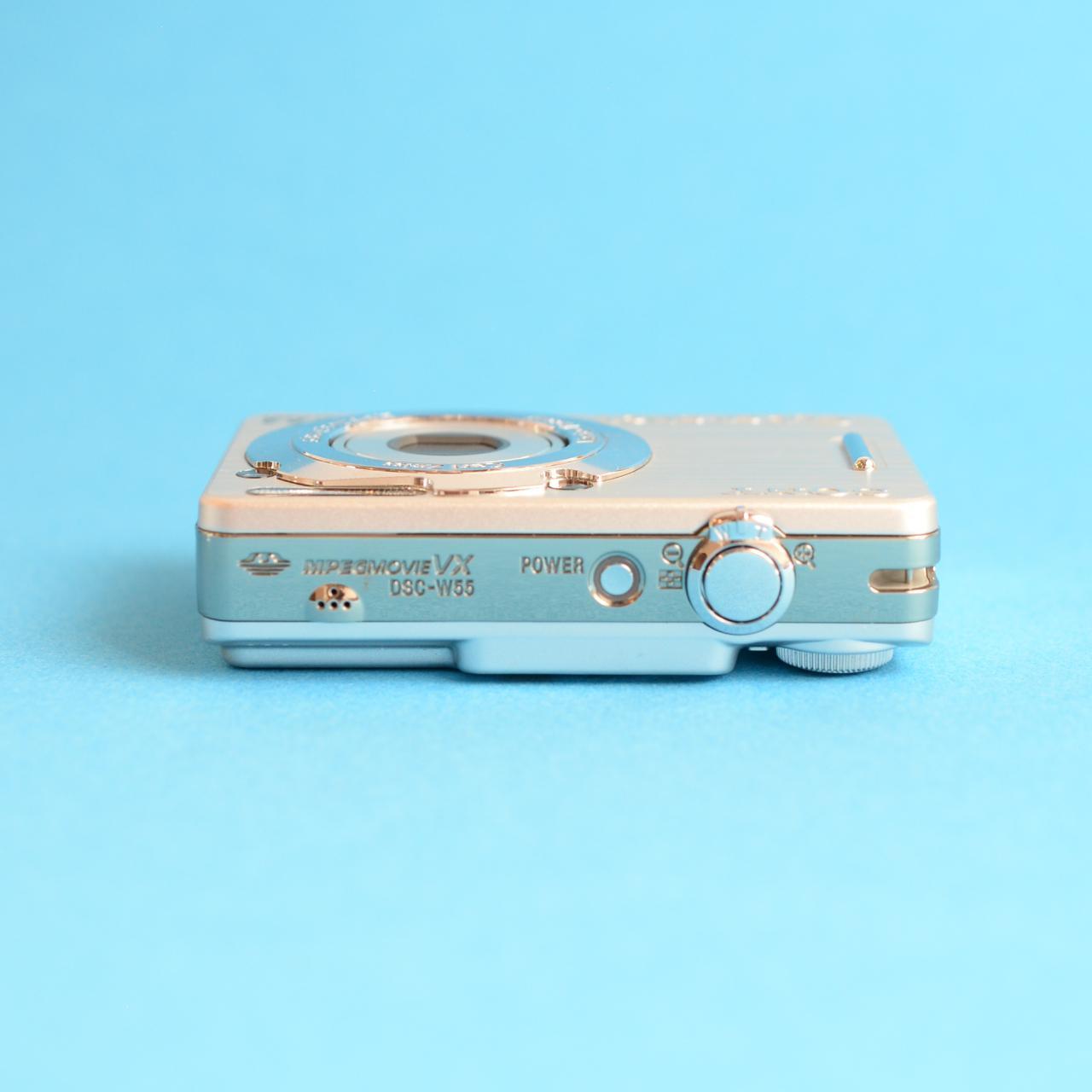 Sony Cyber-shot DSC-W55 Digital Camera | 7.2MP | Tested & Working | Silver