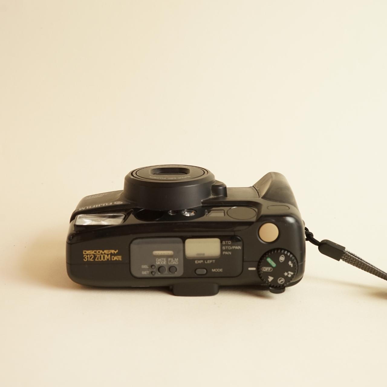 Fujifilm Panorama 312 Zoom Film Camera | 35mm Point & Shoot | Tested & Working | Black