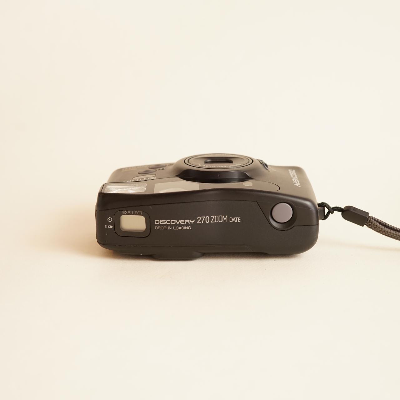 Fujifilm Discovery 270 Zoom Film Camera | 35mm Point & Shoot | Tested & Working | Black