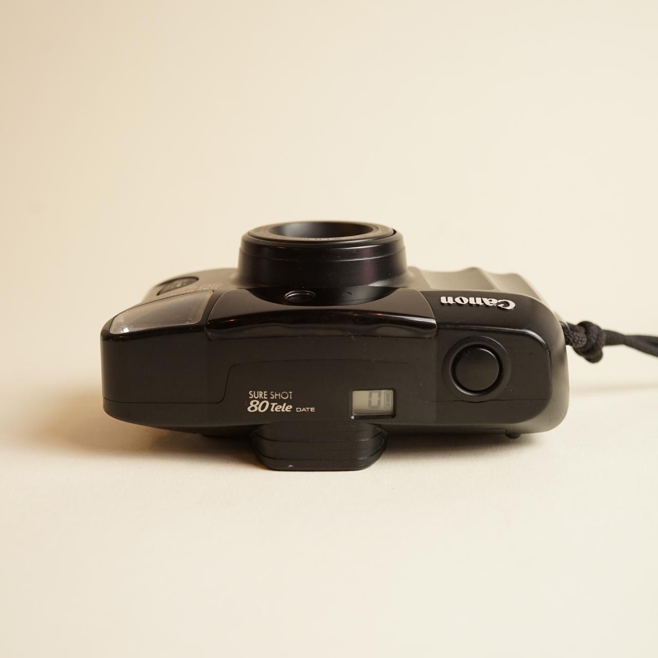 Canon SureShot 80 Tele | 35mm Point & Shoot | Tested & Working | Black