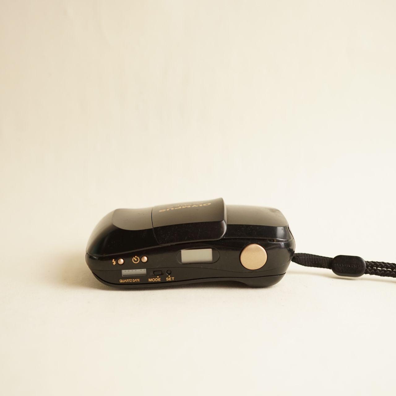 Olympus Infinity Stylus MJU I | Film Camera | 35mm Point & Shoot | READ DESCRIPTION | Black