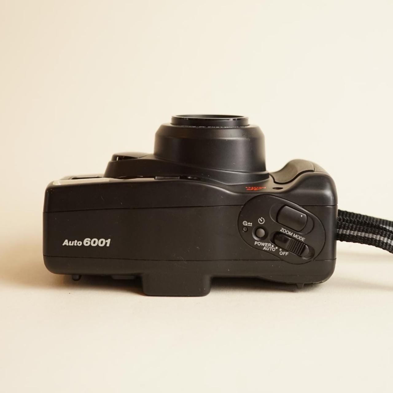 Chinon Auto 6001 Film Camera | 35mm Point & Shoot | Tested & Working | Black