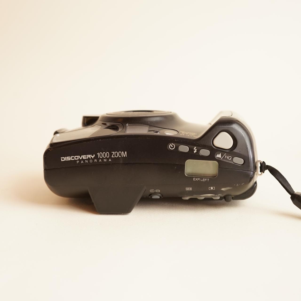 Fujifilm Discovery 1000 Zoom Film Camera | 35mm Point & Shoot | Tested & Working | Black