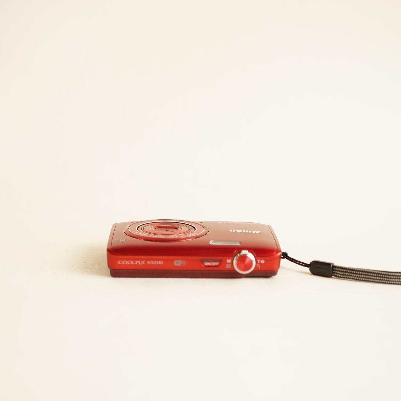 Nikon Coolpix S5200 Digital Camera | 16MP | Tested & Working | Red