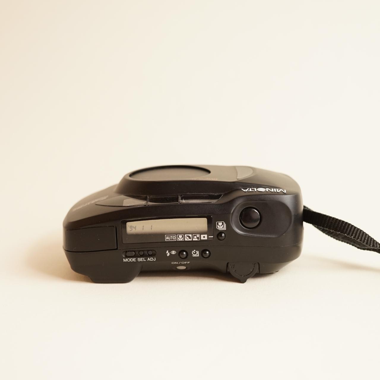Minolta Supreme Freedom Zoom Film Camera | 35mm Point & Shoot | Tested & Working | Black