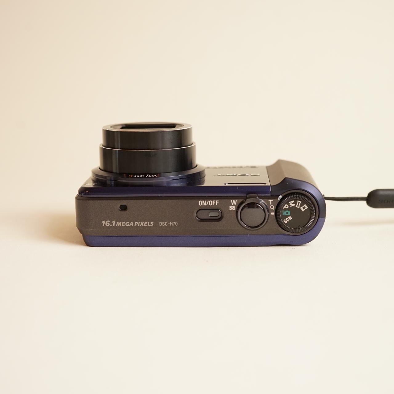 Sony Cyber-shot DSC-H70 Digital Camera | 16.1MP | Tested & Working | Blue