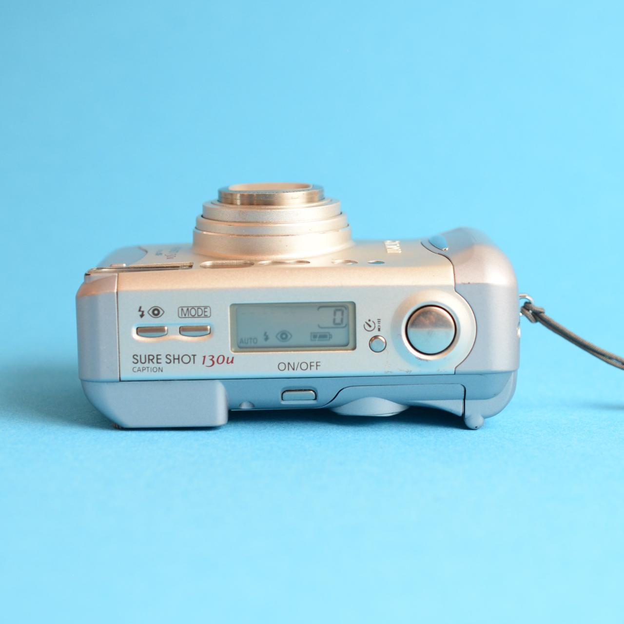 Canon SureShot 130u | 35mm Point & Shoot Film Camera | Tested & Working | Silver