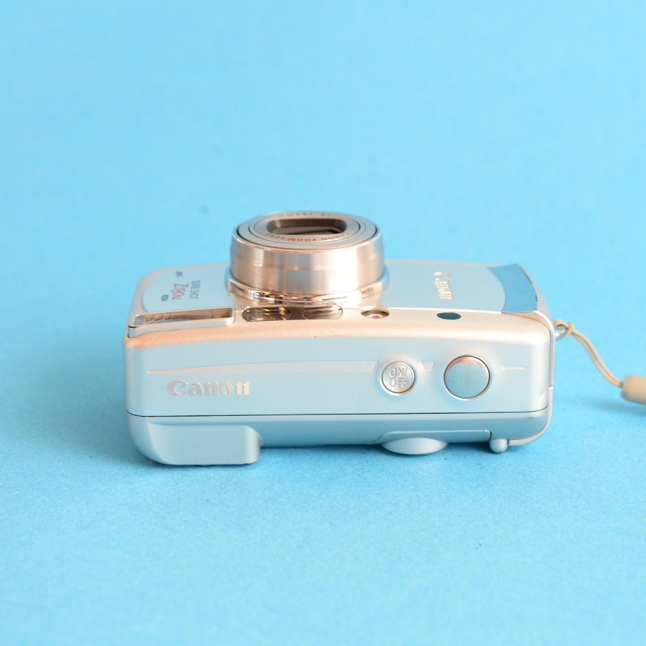 Canon Sure Shot Z180u Film Camera | 35mm Point & Shoot | Tested & Working | Silver
