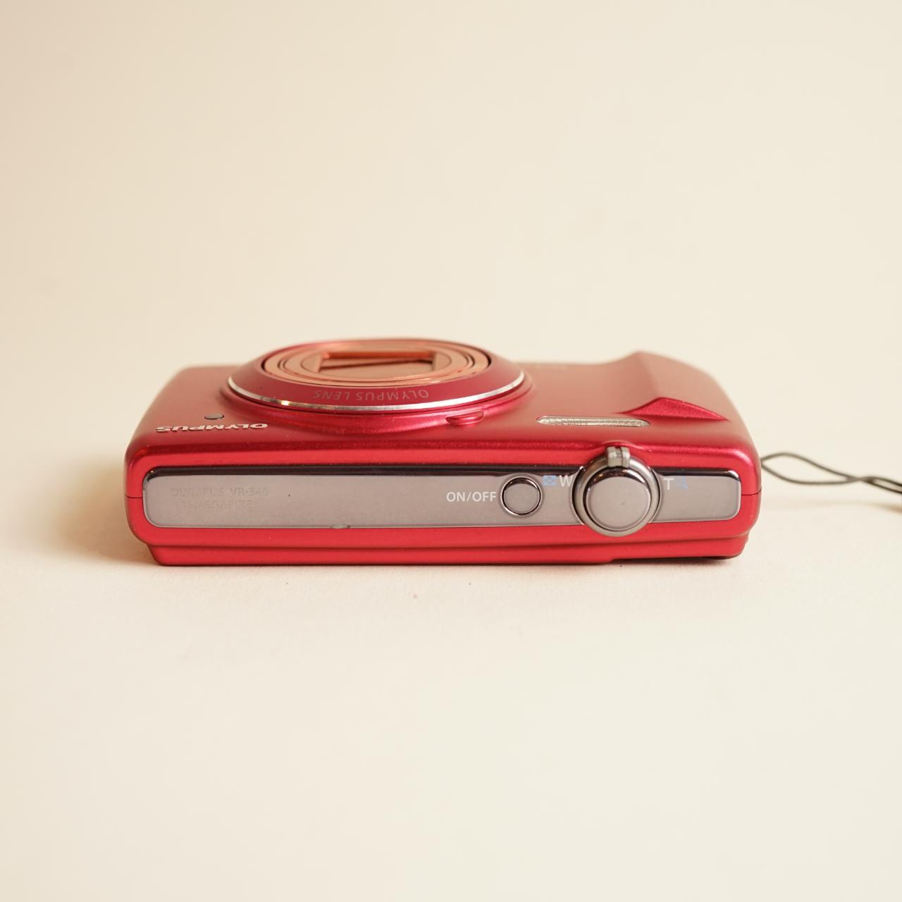 Olympus VR-340 Digital Camera | 16MP | Tested & Working | Red