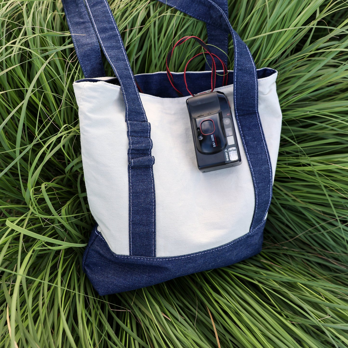 SoCal Cameras Tote Bag | Built for Photographers | Natural Canvas