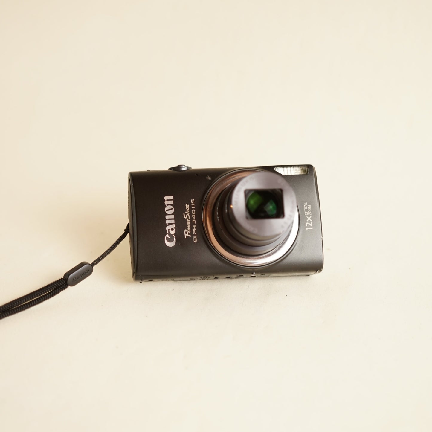 Canon PowerShot ELPH 340 HS Digital Camera | 16MP | Tested & Working | Black