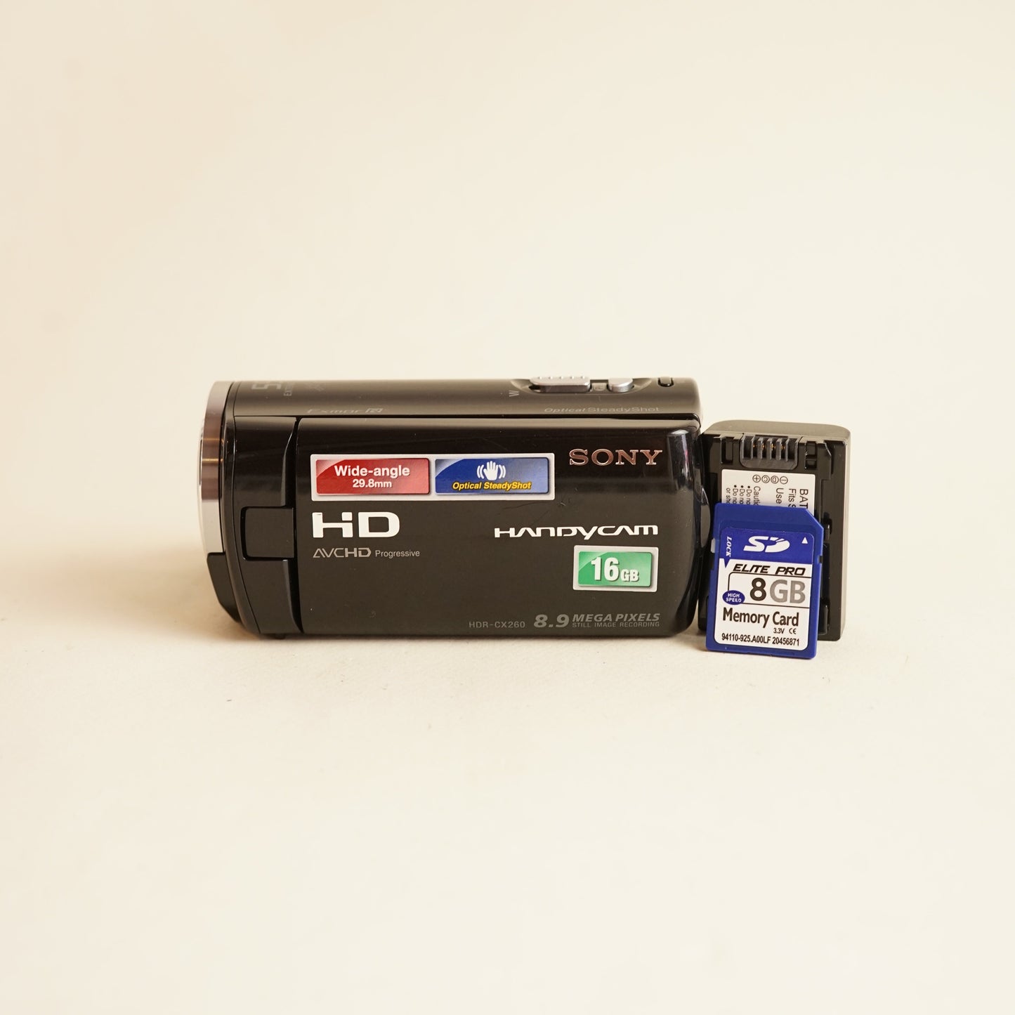 Sony Handycam HDR-CX260 Camcorder | Full HD | Tested & Working | Black