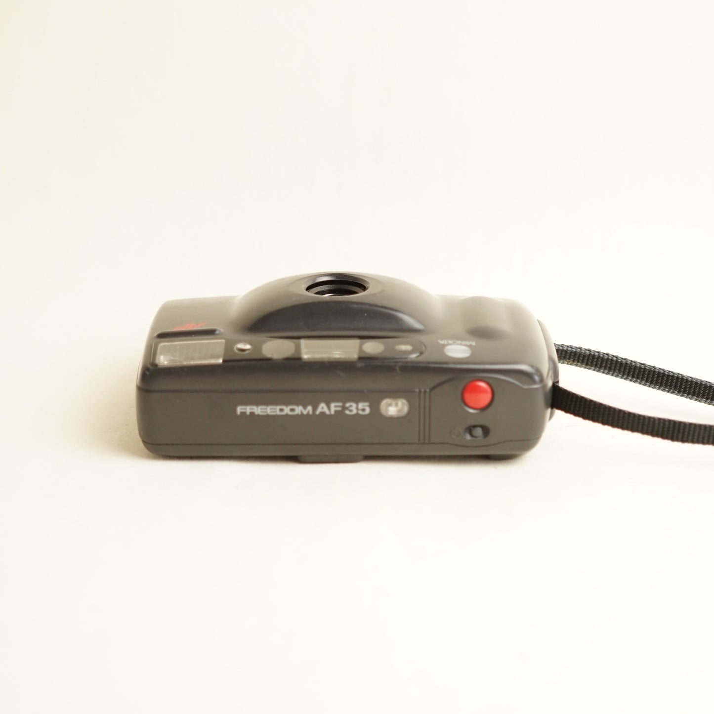 Minolta Freedom AF35 Film Camera | 35mm Point & Shoot | Tested & Working | Black