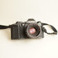 Konica FS-1 Film Camera | 35mm SLR | Tested & Working | Black