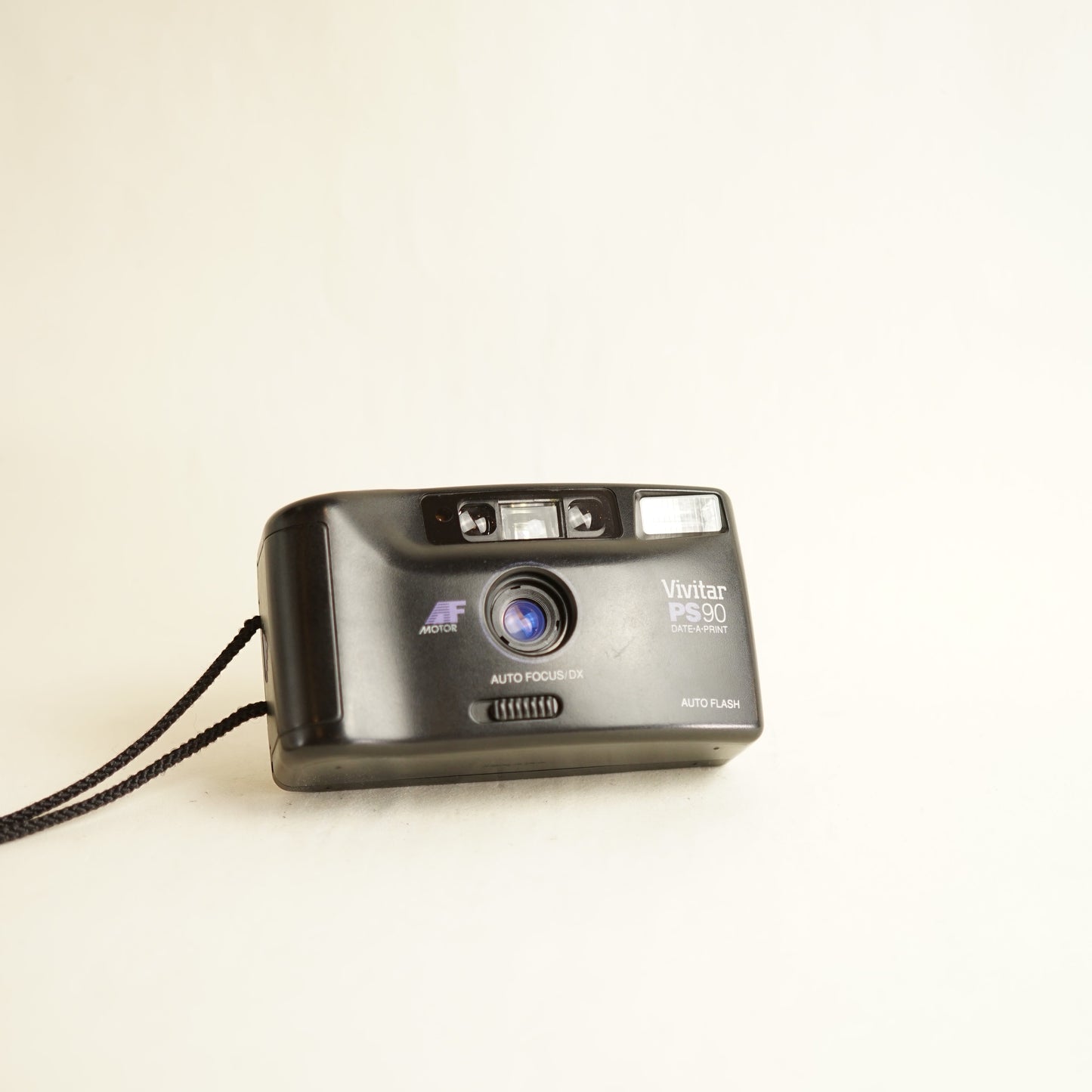 Vivitar PS90 Film Camera | 35mm Point & Shoot | Tested & Working | Black