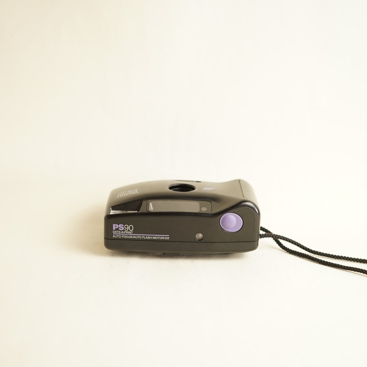Vivitar PS90 Film Camera | 35mm Point & Shoot | Tested & Working | Black