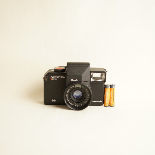 Agfa Optima Film Camera | 35mm Point & Shoot | Tested & Working | Black