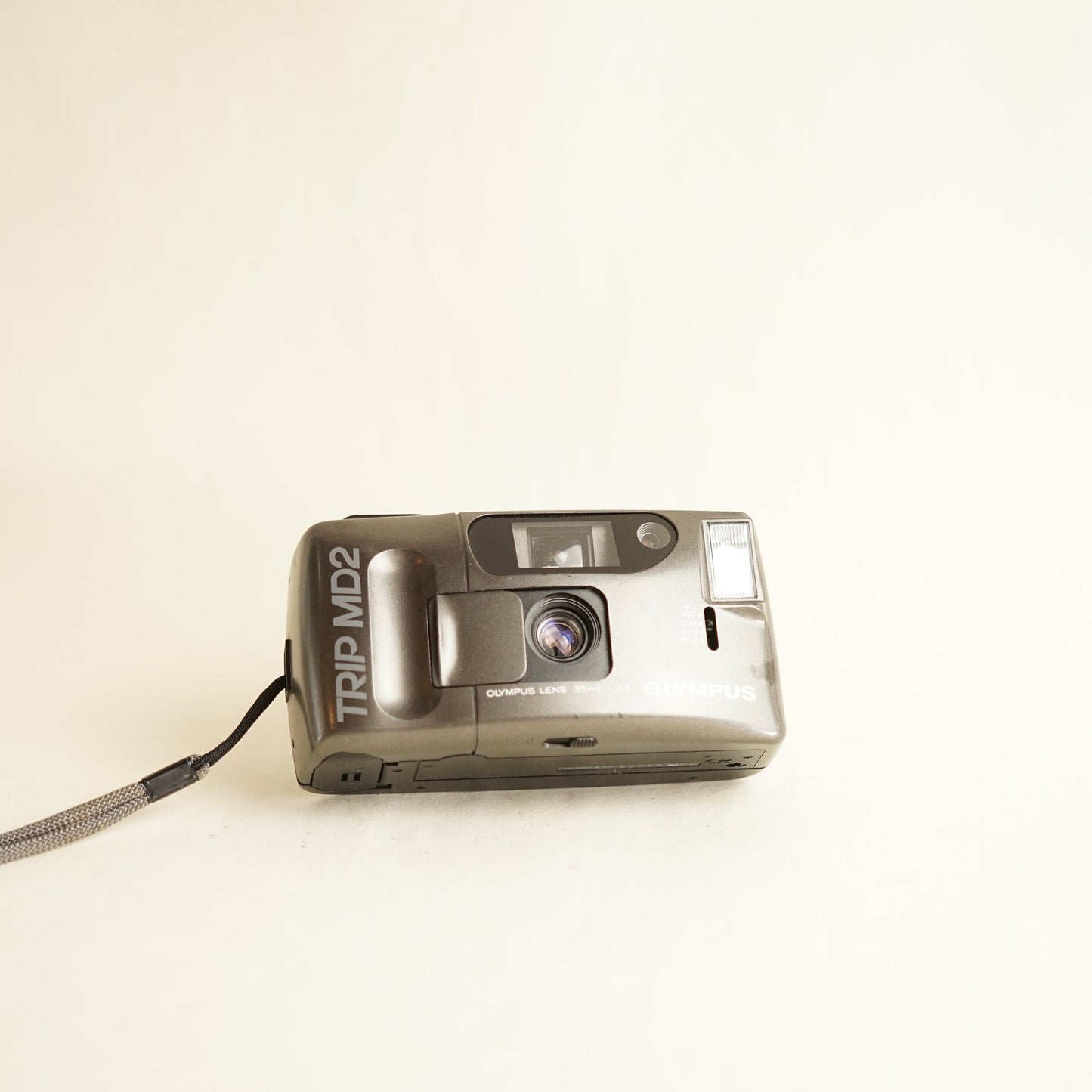 Olympus Trip MD2 Film Camera | 35mm Point & Shoot | Tested & Working | Grey