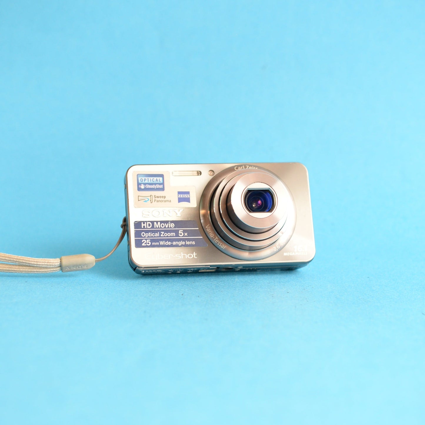 Sony CyberShot DSC-W570 Digital Camera | 16.1MP | Tested & Working | Silver