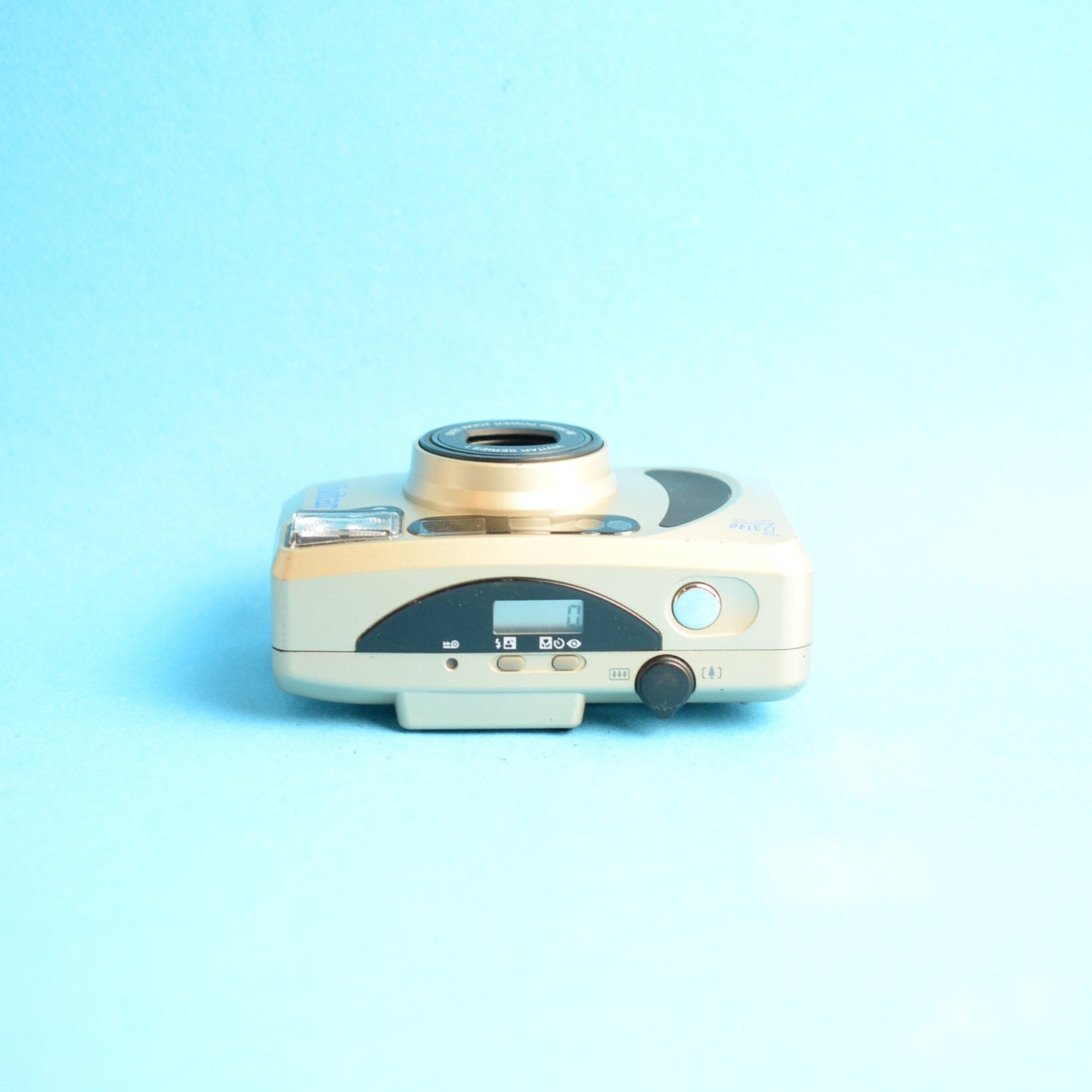 Vivitar PZ3140 Film Camera | 35mm Point & Shoot | Tested & Working | Gold