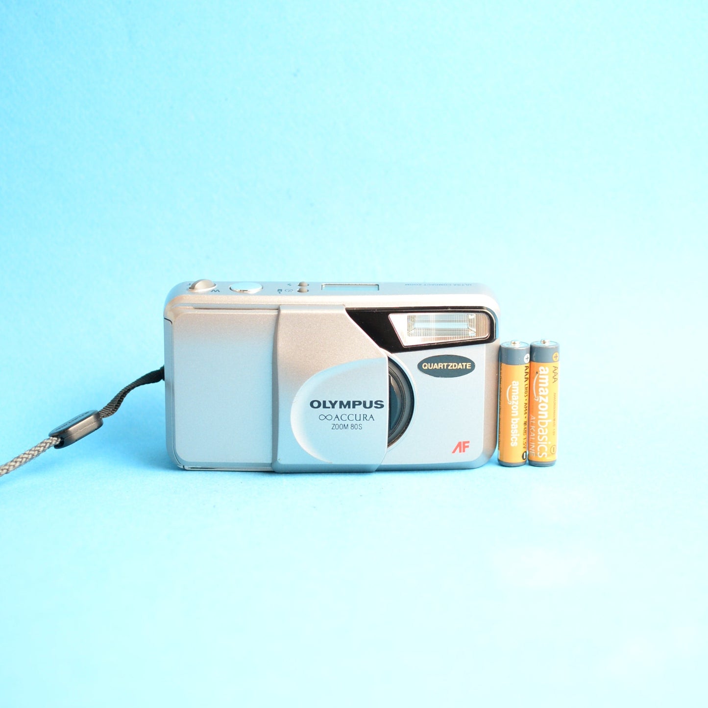 Olympus Infinity Accura Zoom 80S Film Camera | 35mm Point & Shoot | Tested & Working | Silver