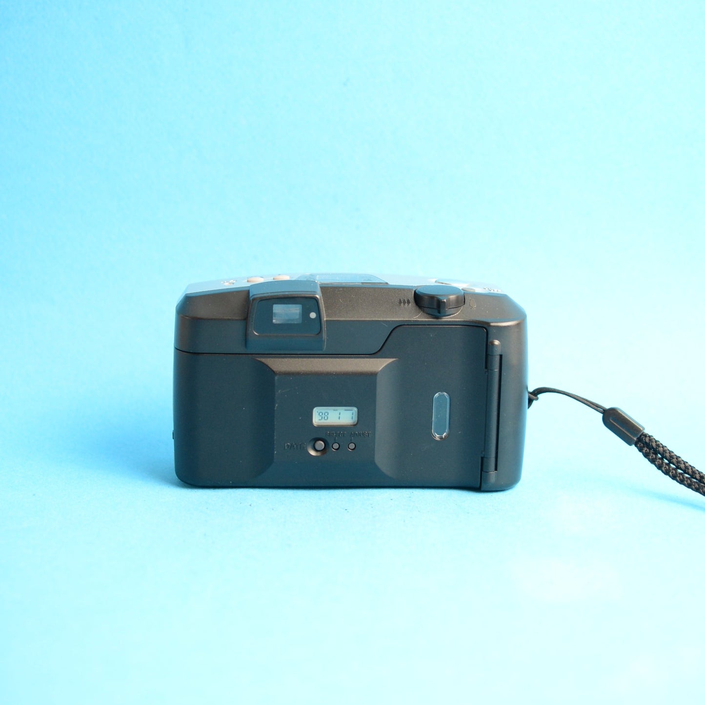 Pentax IQZoom 115V Film Camera | 35mm Point & Shoot | Tested & Working | Silver