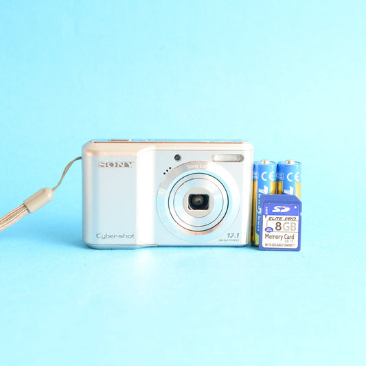 Sony Cyber-shot DSC-S2100 Digital Camera | 12.1MP | Tested & Working | Silver