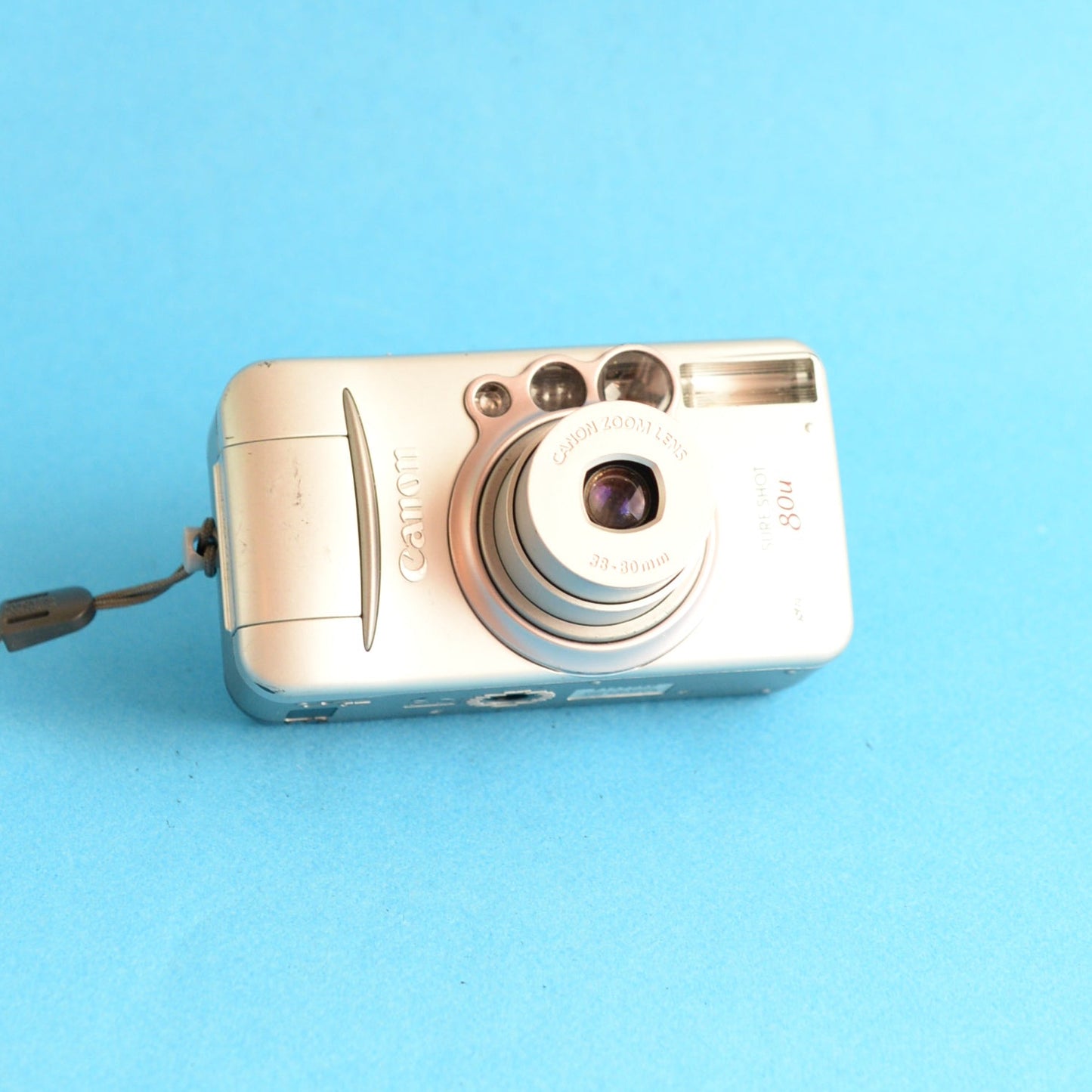 Canon SureShot 80u Film Camera | 35mm Point & Shoot | Tested & Working | Silver