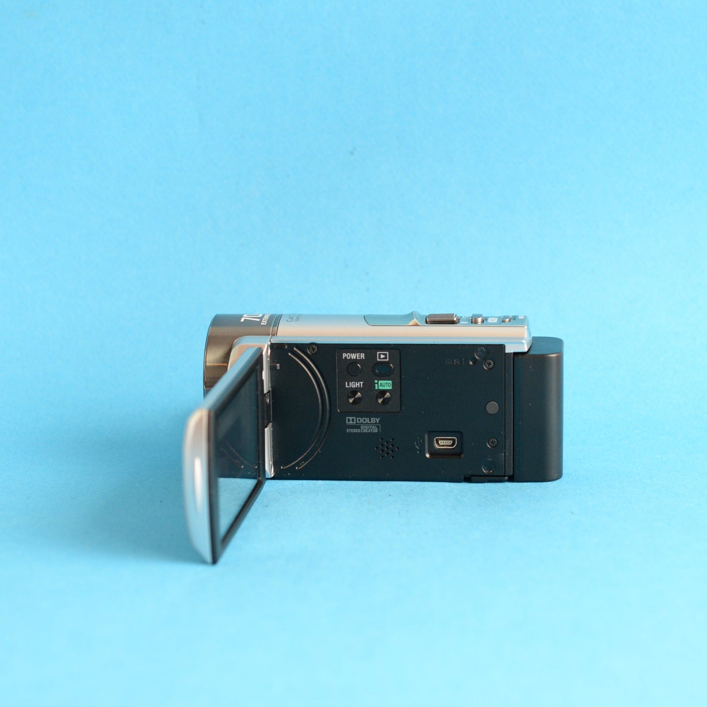 Sony Handycam DCR-SX85 Camcorder | 70x Zoom | Tested & Working | Silver