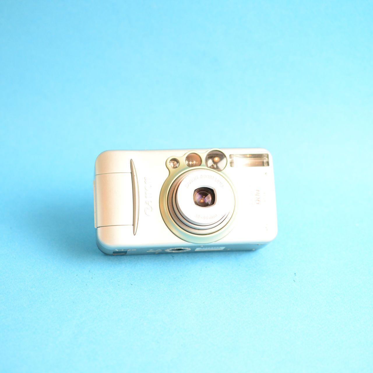 Canon Sure Shot 90u Film Camera | 35mm Point & Shoot | Tested & Working | Silver