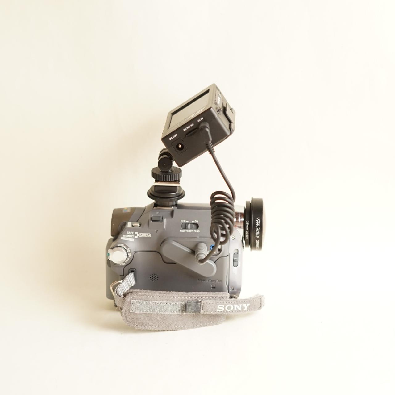 Sony Handycam DCR-HC42 Camcorder | Fisheye + Tapeless Setup | Tested & Working | Grey