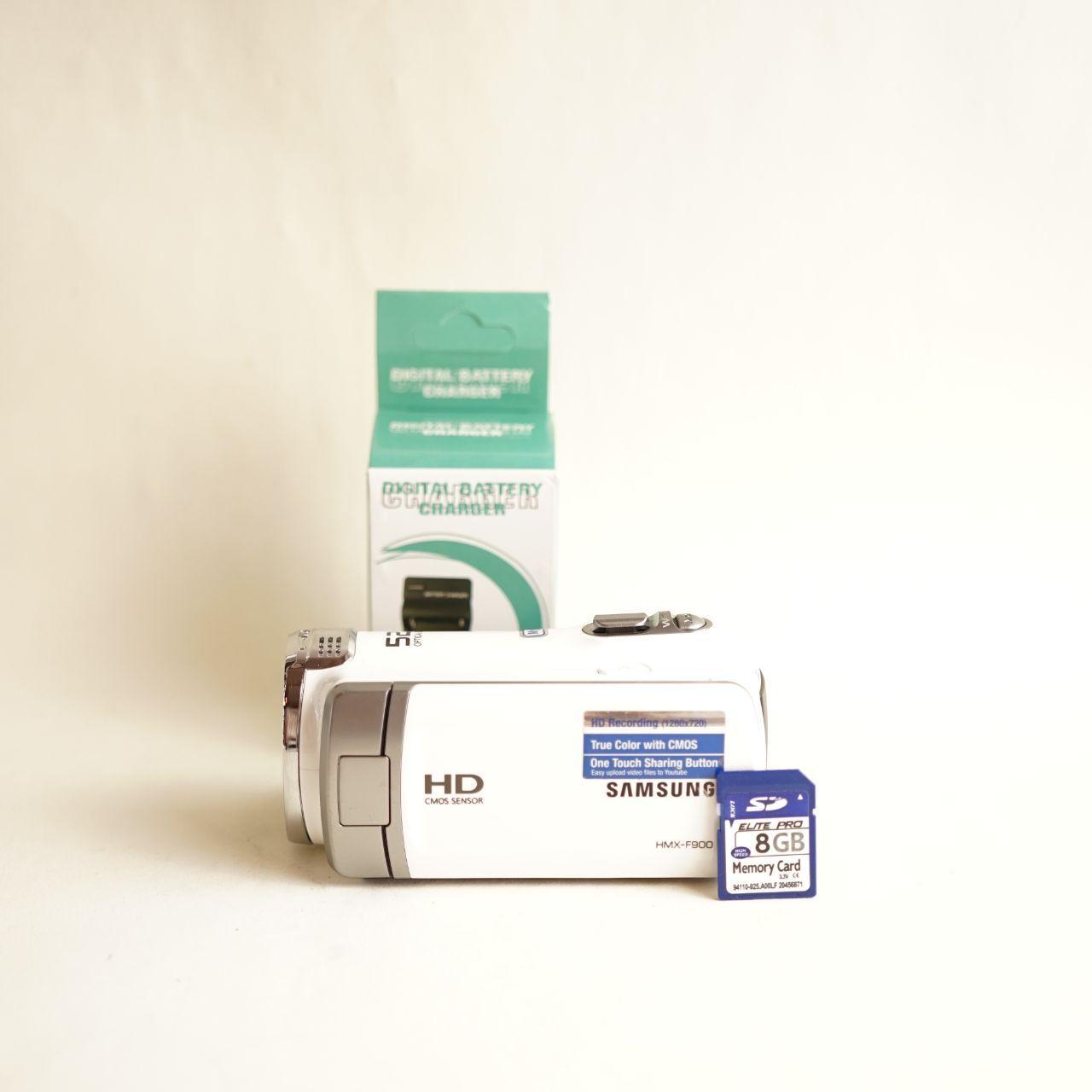 Samsung HMX-F900 Digital Camcorder | Tested & Working | White