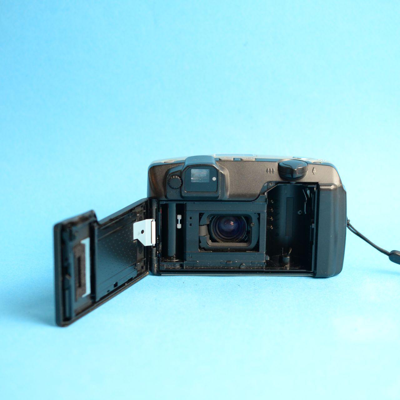 Pentax IQZoom 105G Film Camera | 35mm Point & Shoot | Tested & Working | Gold