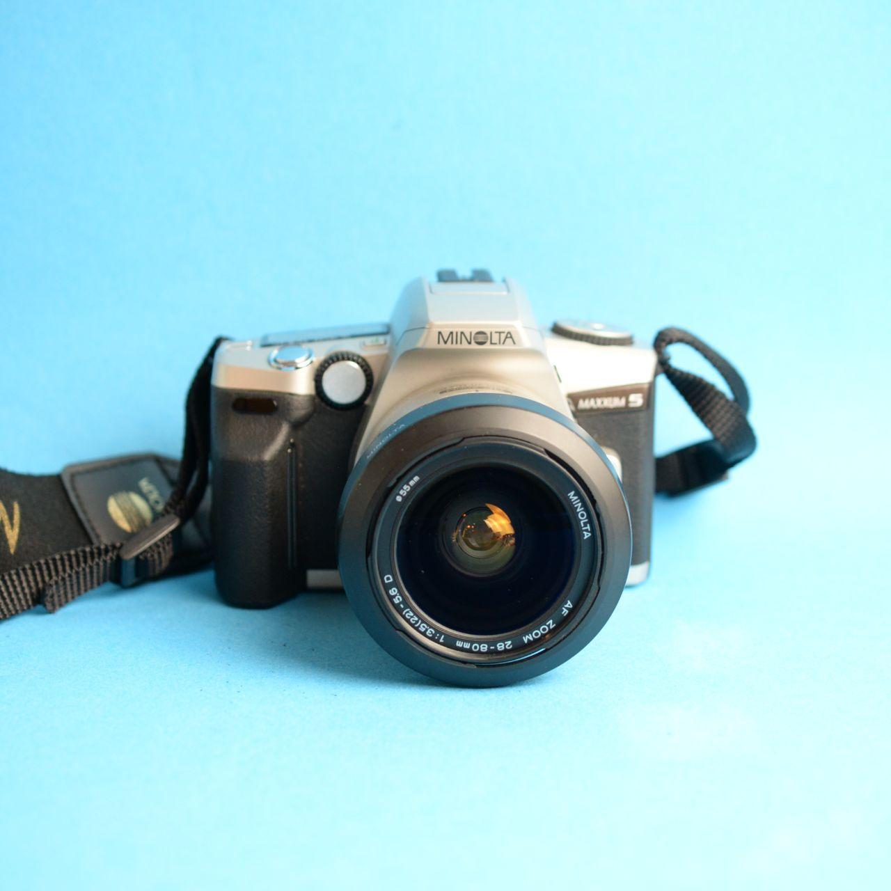 Minolta Maxxum 5 Film Camera | 35mm SLR | Tested & Working | Black